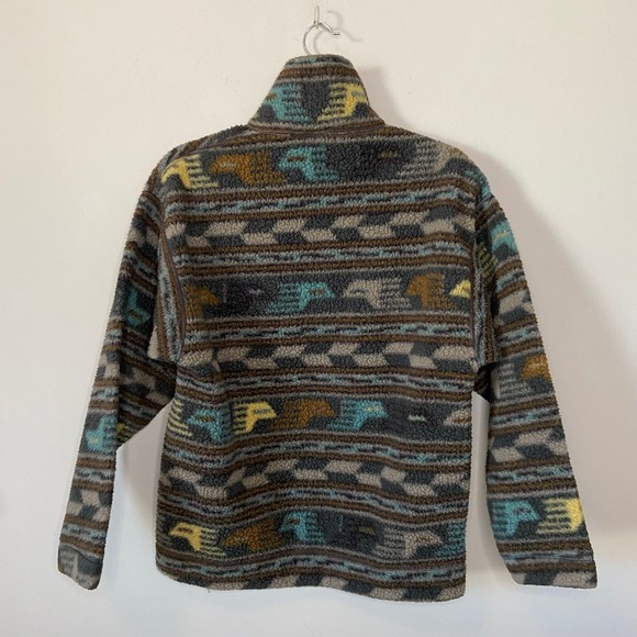 Patagonia Aztec Tribal Print 1/4 Zip Sweater Sz XS HTF Rare - Picture 6 of 8